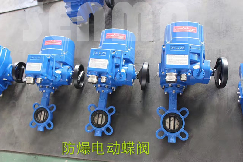 防爆电动对夹蝶阀FBD971X图片 防爆电动对夹蝶阀FBD971X图片