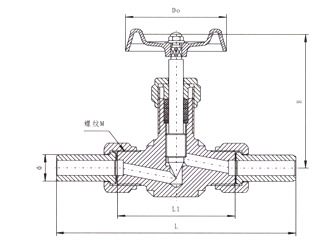 J23W外螺纹针型阀 J23W外螺纹针型阀