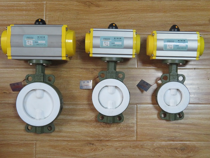 气动全衬氟蝶阀SMD671F4图片