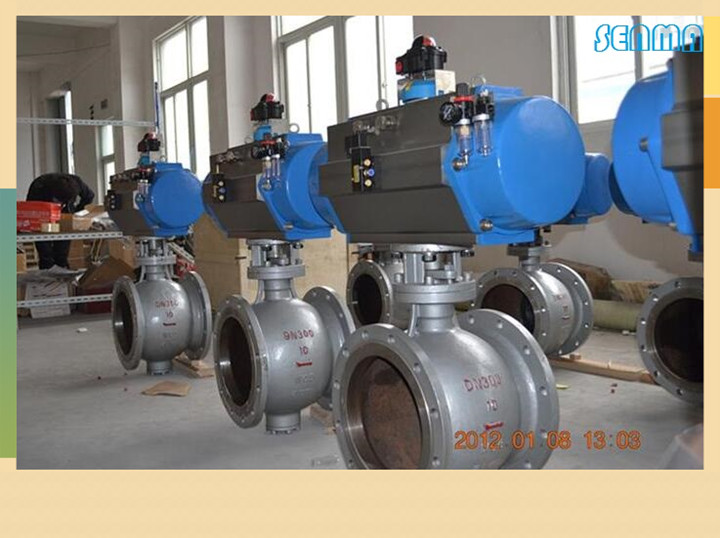 气动偏心半球阀PQ640F图片 气动偏心半球阀PQ640F图片