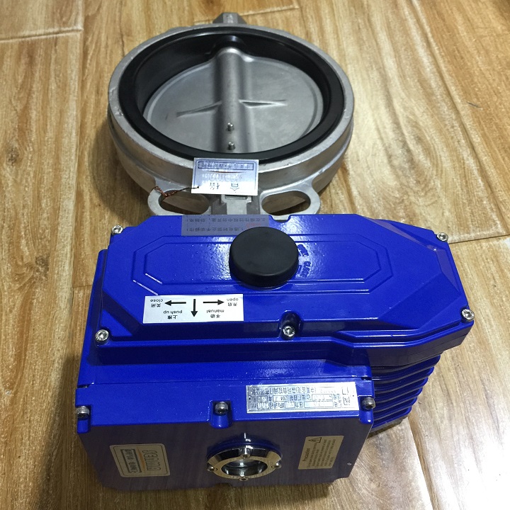 电动全不锈钢软密封对夹蝶阀D971XP
