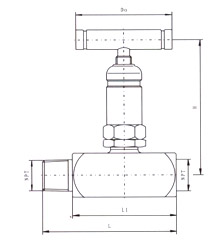 SS-5PDF8-M8美标内外螺纹针型阀 SS-5PDF8-M8美标内外螺纹针型阀